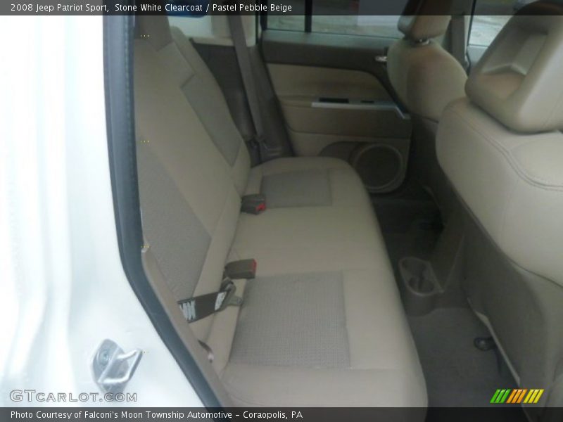 Stone White Clearcoat / Pastel Pebble Beige 2008 Jeep Patriot Sport