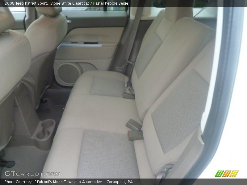 Stone White Clearcoat / Pastel Pebble Beige 2008 Jeep Patriot Sport