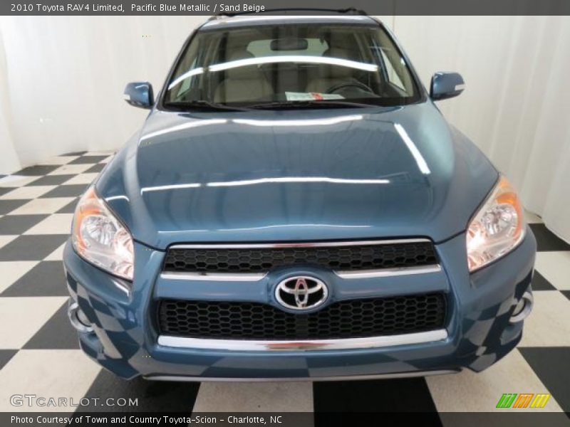 Pacific Blue Metallic / Sand Beige 2010 Toyota RAV4 Limited