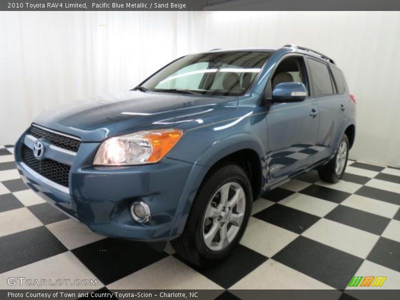 Pacific Blue Metallic / Sand Beige 2010 Toyota RAV4 Limited