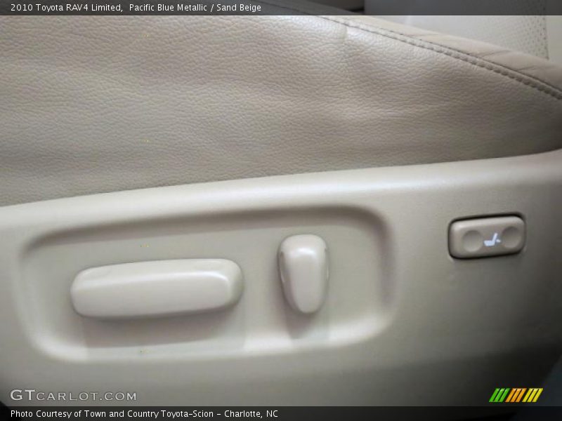 Pacific Blue Metallic / Sand Beige 2010 Toyota RAV4 Limited