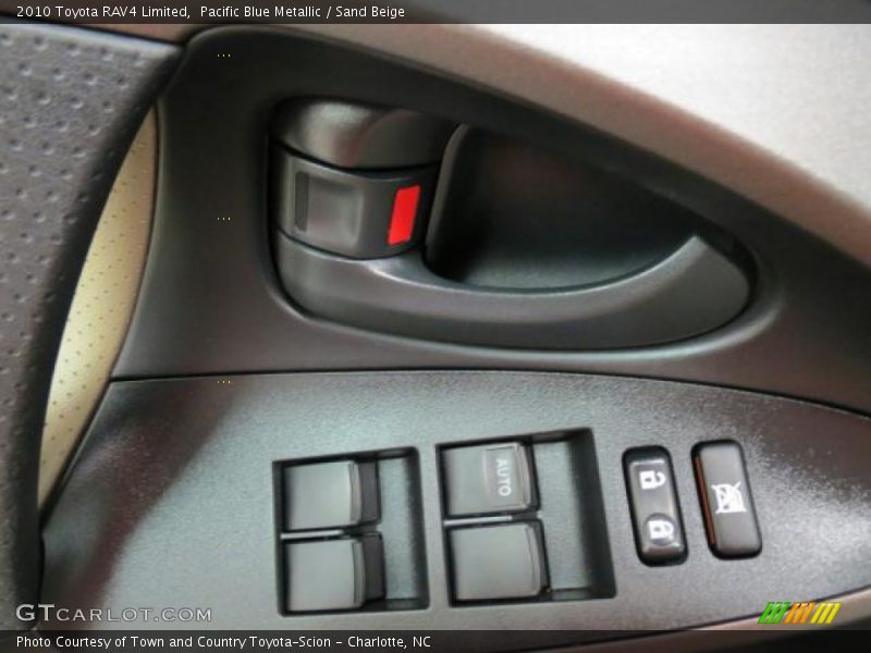 Pacific Blue Metallic / Sand Beige 2010 Toyota RAV4 Limited