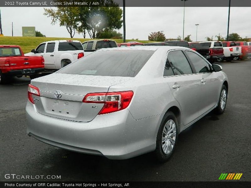 Classic Silver Metallic / Ash 2012 Toyota Camry LE
