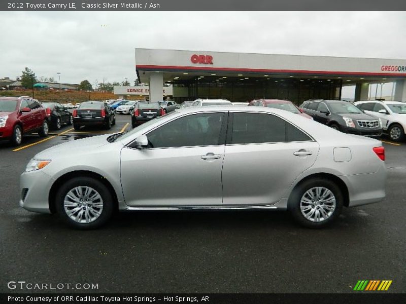 Classic Silver Metallic / Ash 2012 Toyota Camry LE