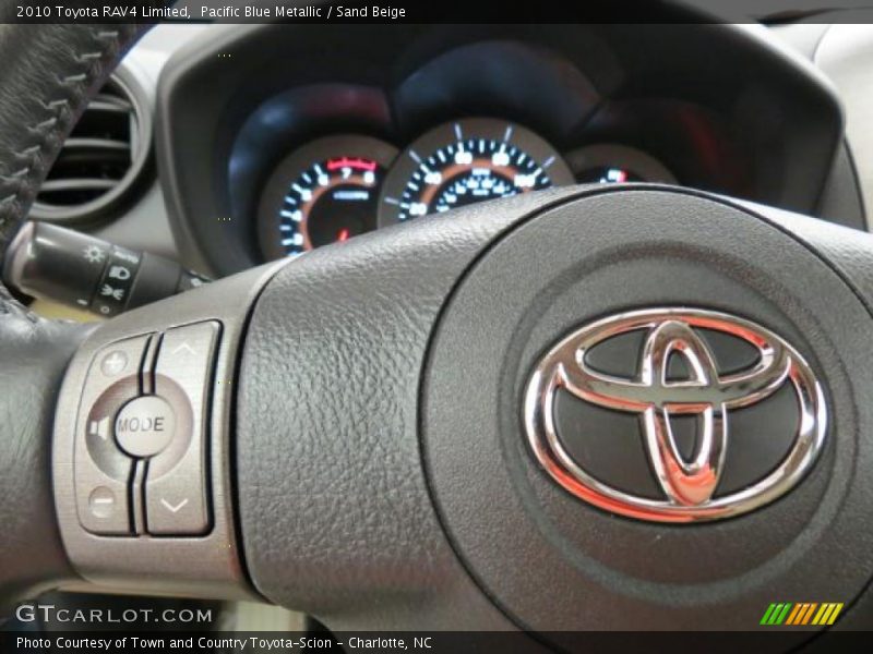 Pacific Blue Metallic / Sand Beige 2010 Toyota RAV4 Limited