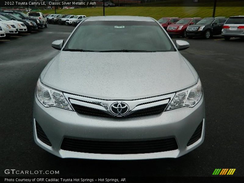 Classic Silver Metallic / Ash 2012 Toyota Camry LE