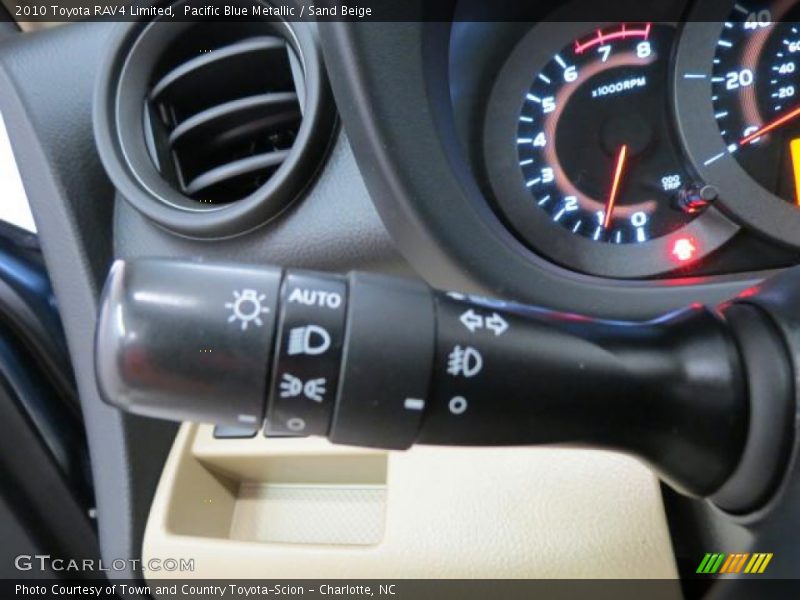 Pacific Blue Metallic / Sand Beige 2010 Toyota RAV4 Limited