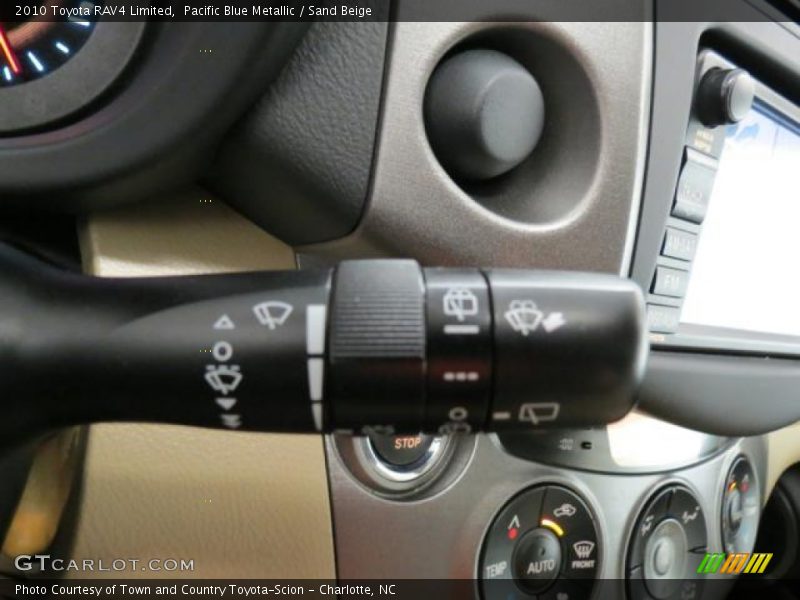 Pacific Blue Metallic / Sand Beige 2010 Toyota RAV4 Limited