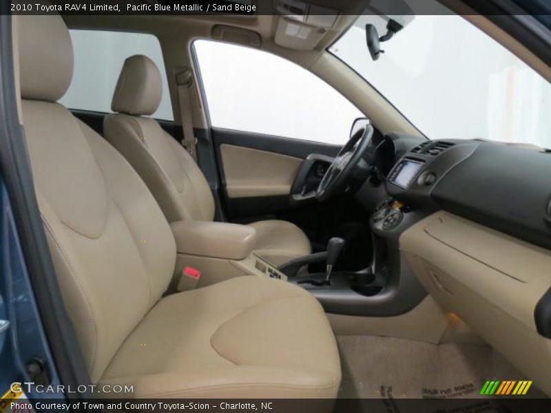Pacific Blue Metallic / Sand Beige 2010 Toyota RAV4 Limited