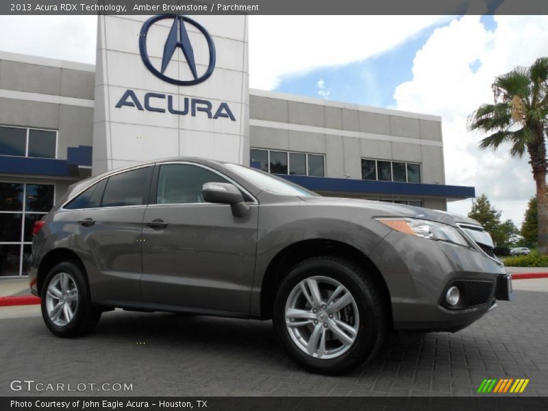 Amber Brownstone / Parchment 2013 Acura RDX Technology