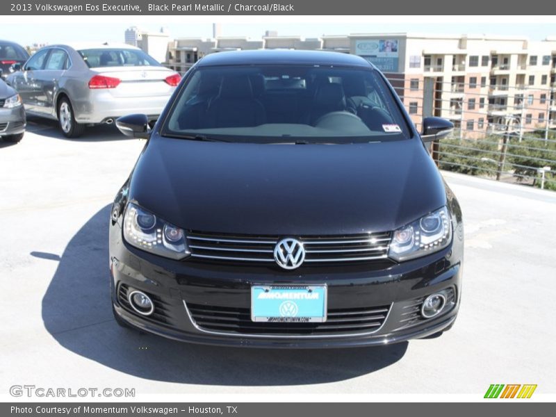 Black Pearl Metallic / Charcoal/Black 2013 Volkswagen Eos Executive