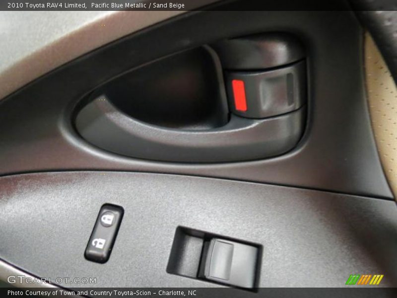 Pacific Blue Metallic / Sand Beige 2010 Toyota RAV4 Limited