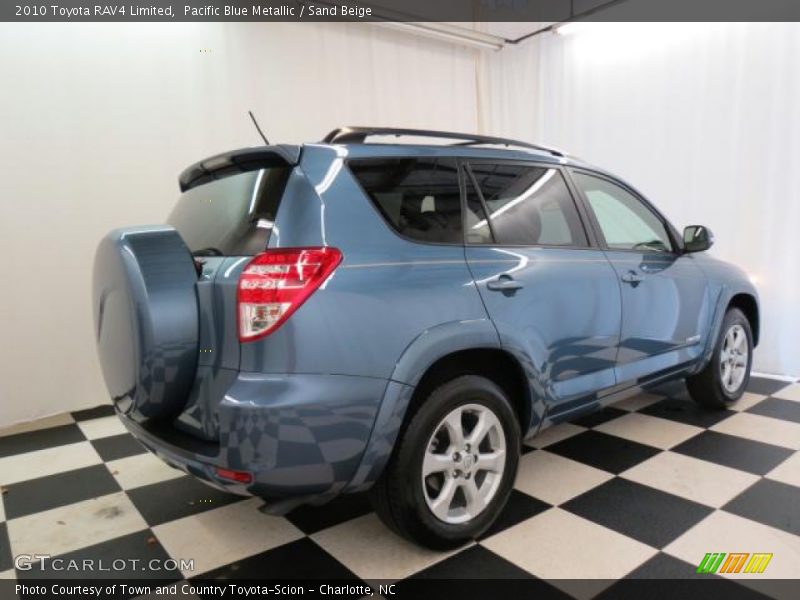 Pacific Blue Metallic / Sand Beige 2010 Toyota RAV4 Limited