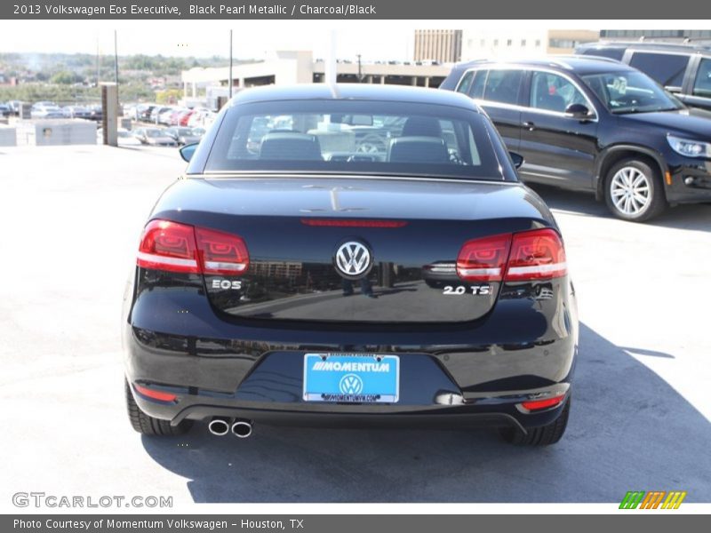 Black Pearl Metallic / Charcoal/Black 2013 Volkswagen Eos Executive