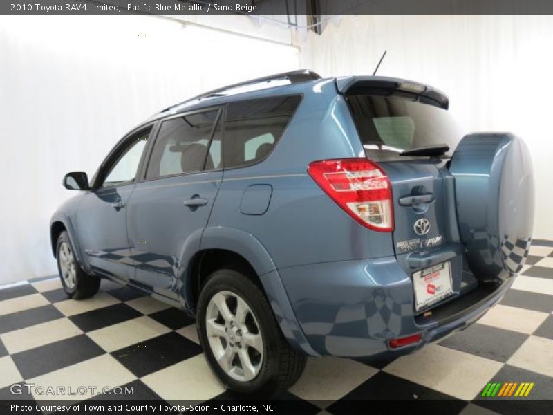 Pacific Blue Metallic / Sand Beige 2010 Toyota RAV4 Limited