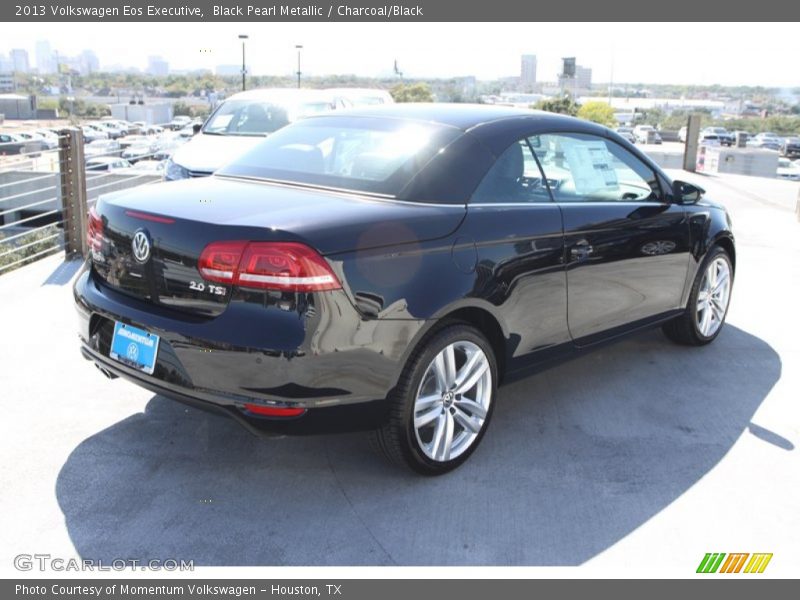Black Pearl Metallic / Charcoal/Black 2013 Volkswagen Eos Executive