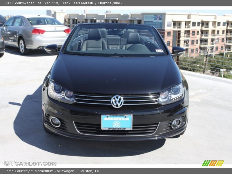 Black Pearl Metallic / Charcoal/Black 2013 Volkswagen Eos Executive