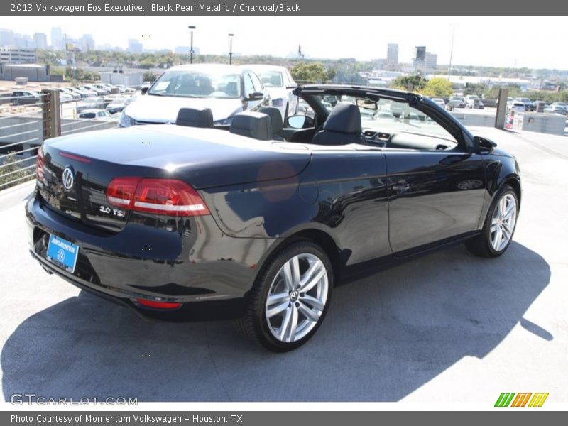 Black Pearl Metallic / Charcoal/Black 2013 Volkswagen Eos Executive