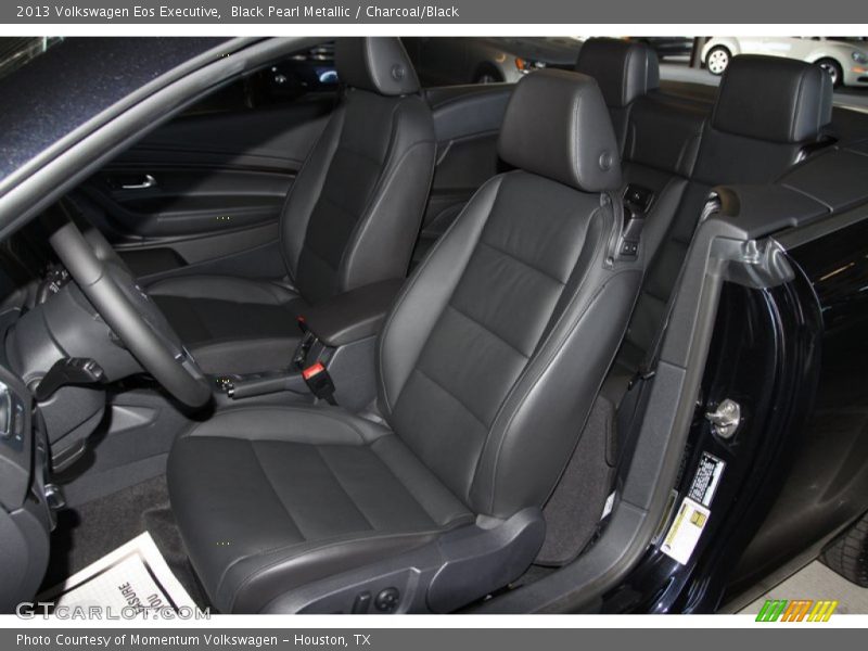 Black Pearl Metallic / Charcoal/Black 2013 Volkswagen Eos Executive