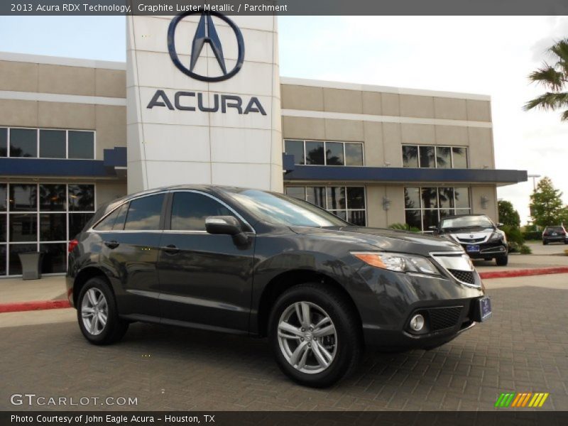Graphite Luster Metallic / Parchment 2013 Acura RDX Technology
