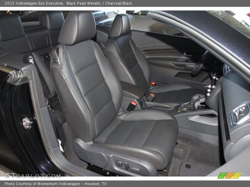 Black Pearl Metallic / Charcoal/Black 2013 Volkswagen Eos Executive