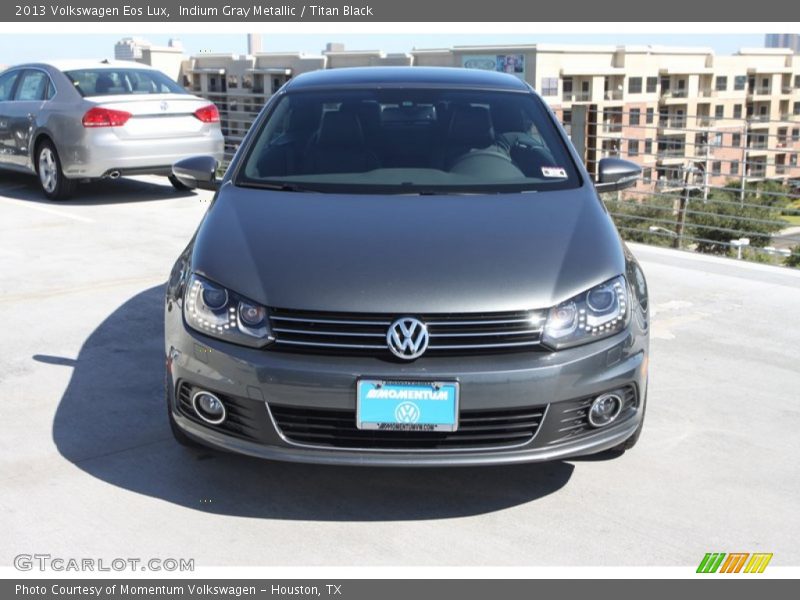 Indium Gray Metallic / Titan Black 2013 Volkswagen Eos Lux