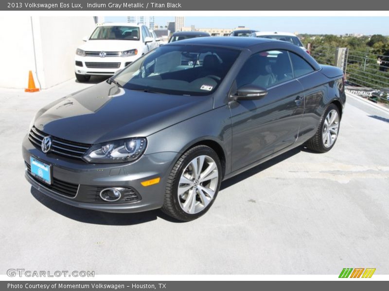 Indium Gray Metallic / Titan Black 2013 Volkswagen Eos Lux