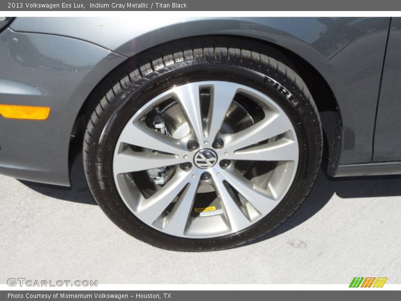 Indium Gray Metallic / Titan Black 2013 Volkswagen Eos Lux
