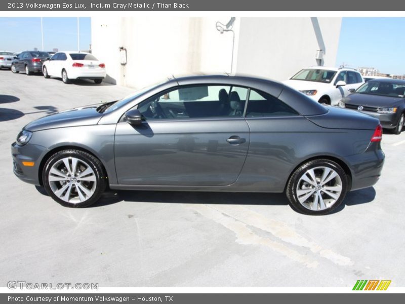 Indium Gray Metallic / Titan Black 2013 Volkswagen Eos Lux