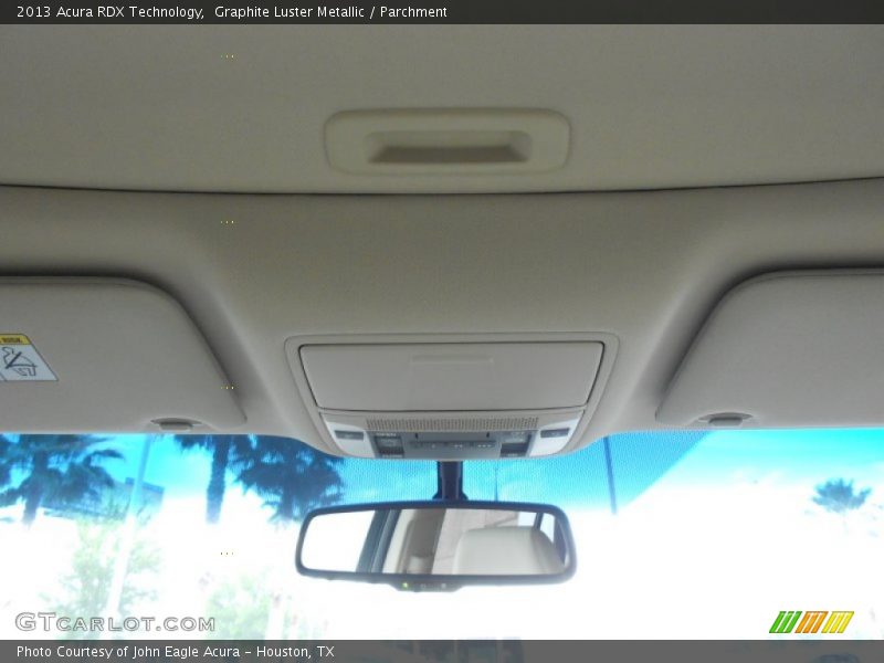 Graphite Luster Metallic / Parchment 2013 Acura RDX Technology