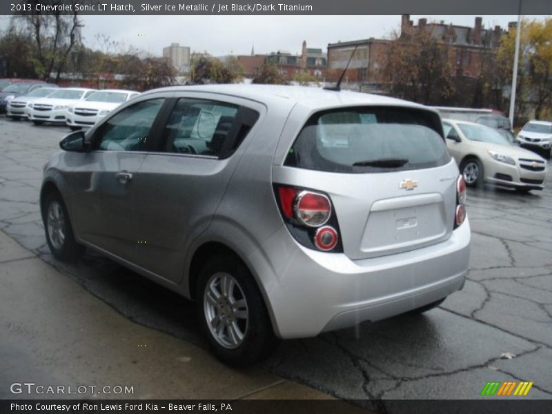 Silver Ice Metallic / Jet Black/Dark Titanium 2013 Chevrolet Sonic LT Hatch