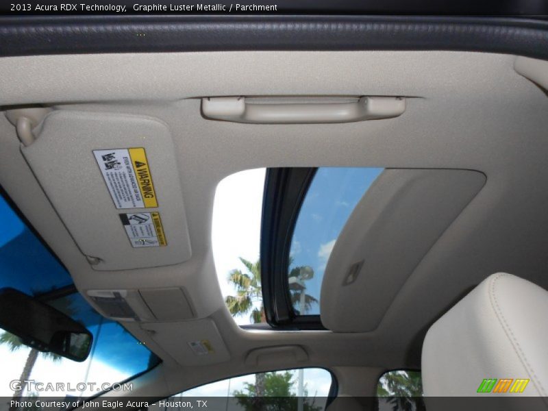 Graphite Luster Metallic / Parchment 2013 Acura RDX Technology
