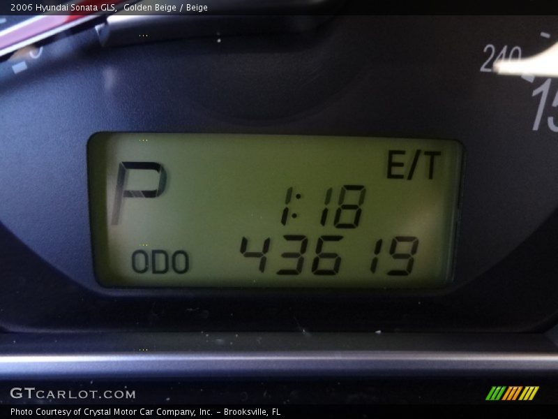 Golden Beige / Beige 2006 Hyundai Sonata GLS