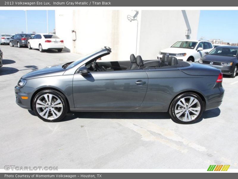 Indium Gray Metallic / Titan Black 2013 Volkswagen Eos Lux