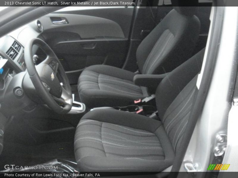 Silver Ice Metallic / Jet Black/Dark Titanium 2013 Chevrolet Sonic LT Hatch