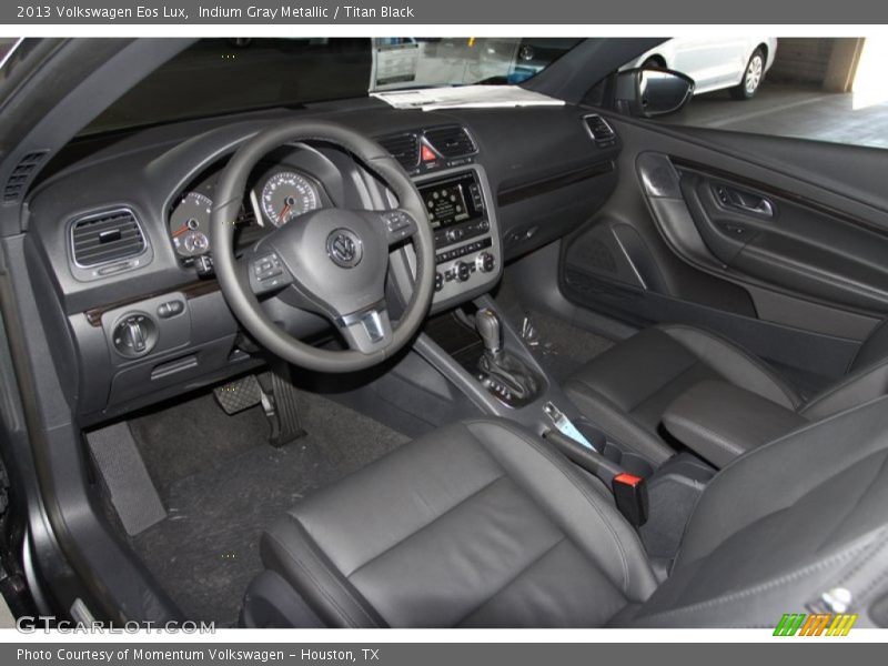 Indium Gray Metallic / Titan Black 2013 Volkswagen Eos Lux