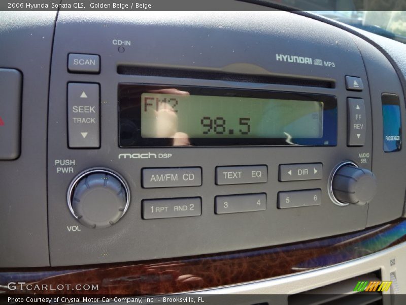 Golden Beige / Beige 2006 Hyundai Sonata GLS