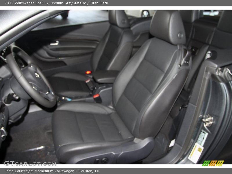 Indium Gray Metallic / Titan Black 2013 Volkswagen Eos Lux