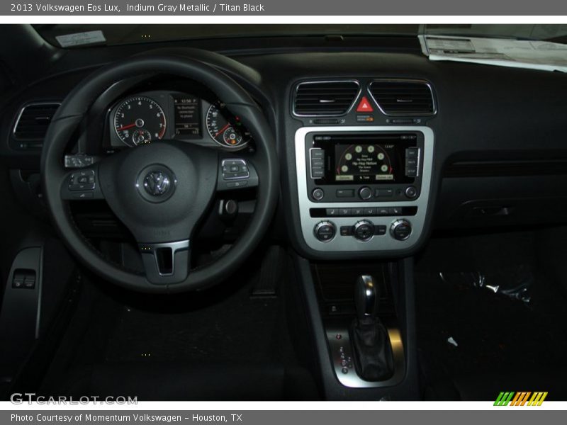 Indium Gray Metallic / Titan Black 2013 Volkswagen Eos Lux