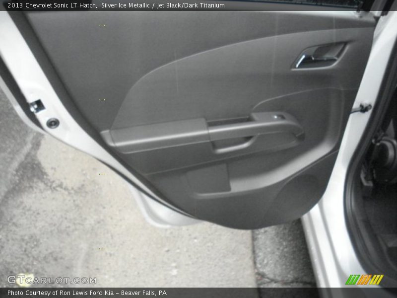 Silver Ice Metallic / Jet Black/Dark Titanium 2013 Chevrolet Sonic LT Hatch