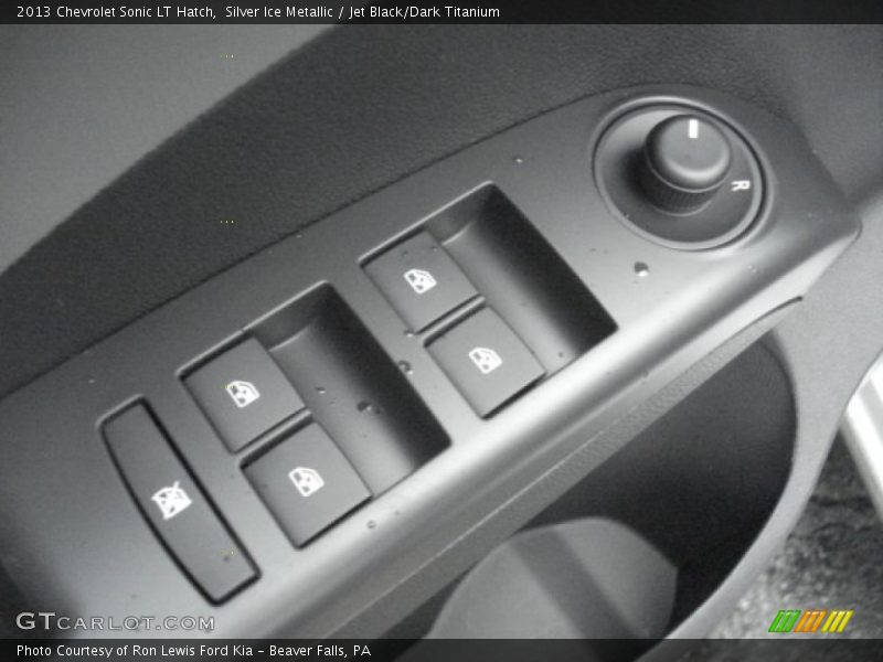 Silver Ice Metallic / Jet Black/Dark Titanium 2013 Chevrolet Sonic LT Hatch