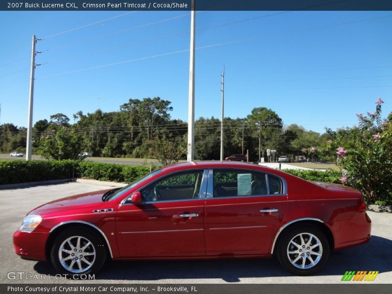 Crimson Pearl Tintcoat / Cocoa/Shale 2007 Buick Lucerne CXL