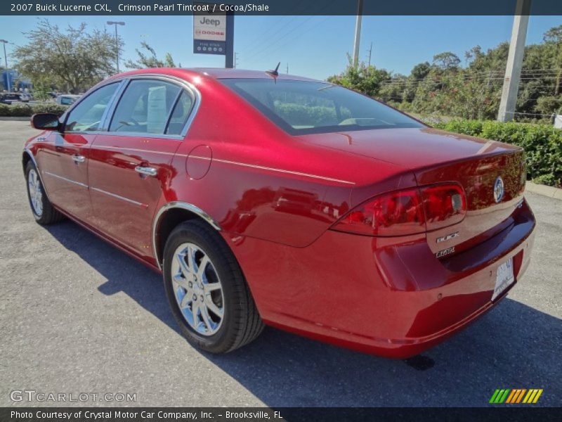 Crimson Pearl Tintcoat / Cocoa/Shale 2007 Buick Lucerne CXL