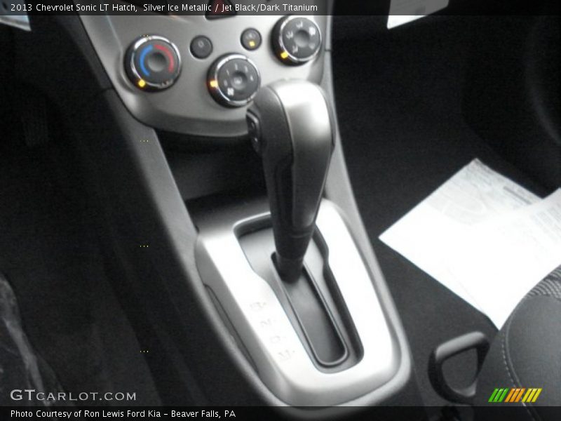  2013 Sonic LT Hatch 6 Speed Automatic Shifter