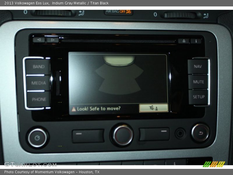 Indium Gray Metallic / Titan Black 2013 Volkswagen Eos Lux