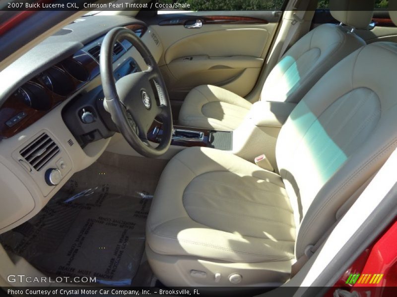 Crimson Pearl Tintcoat / Cocoa/Shale 2007 Buick Lucerne CXL