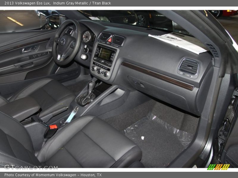 Indium Gray Metallic / Titan Black 2013 Volkswagen Eos Lux