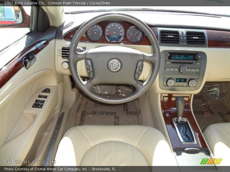 Crimson Pearl Tintcoat / Cocoa/Shale 2007 Buick Lucerne CXL