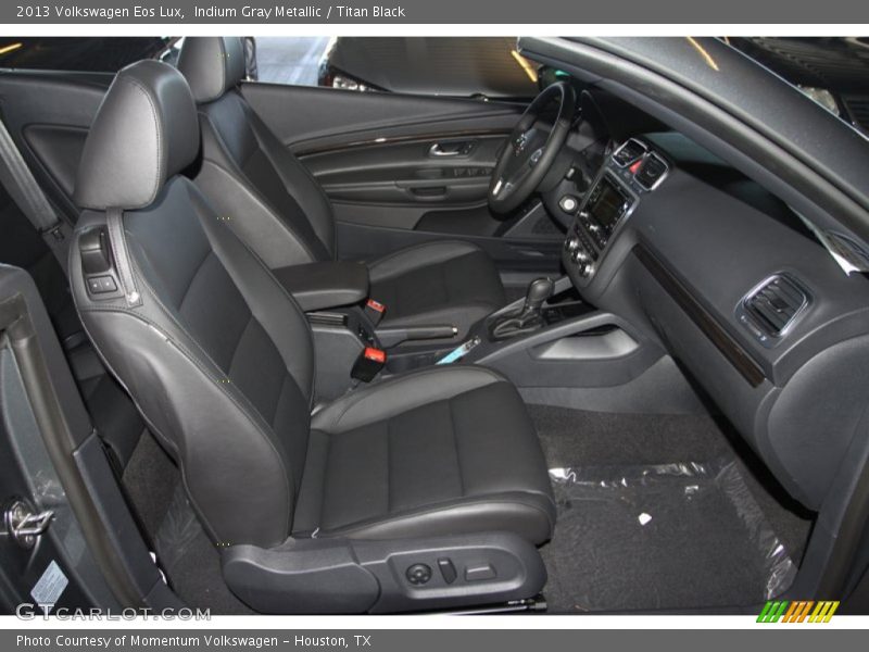 Indium Gray Metallic / Titan Black 2013 Volkswagen Eos Lux