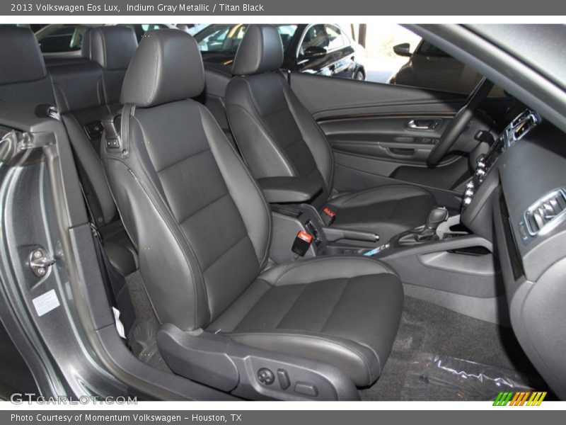 Indium Gray Metallic / Titan Black 2013 Volkswagen Eos Lux